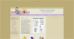 Desktop Screenshot of patrioticcoloringpages.com